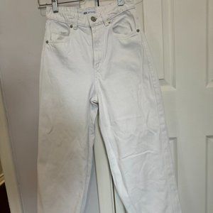 ZARA white jeans